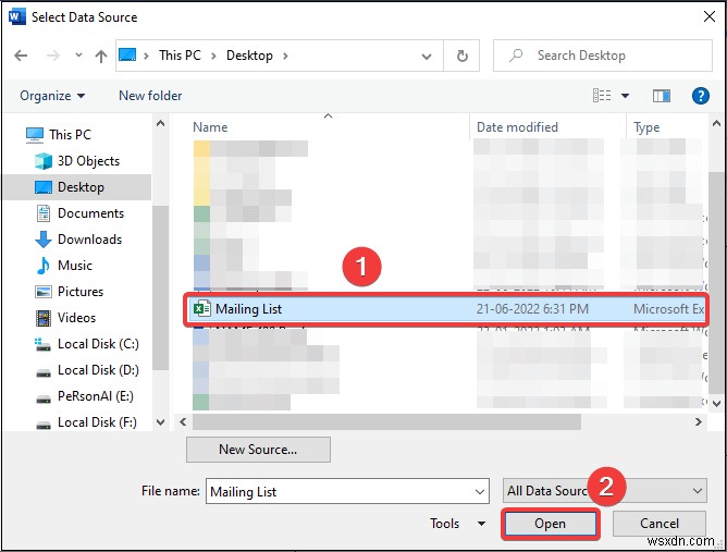 Excel 목록에서 Word의 레이블을 만드는 방법(단계별 지침)