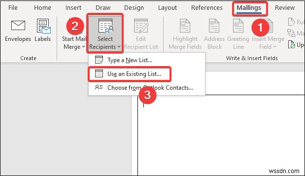 Excel 목록에서 Word의 레이블을 만드는 방법(단계별 지침)