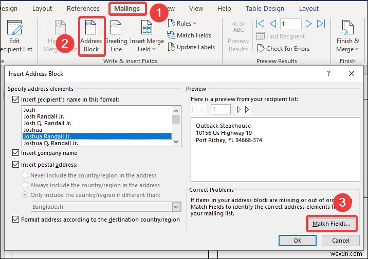 Excel 목록에서 Word의 레이블을 만드는 방법(단계별 지침)