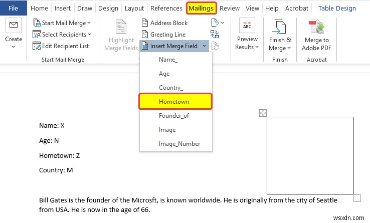 Excel에서 Word로 그림을 편지 병합하는 방법(2가지 쉬운 방법)