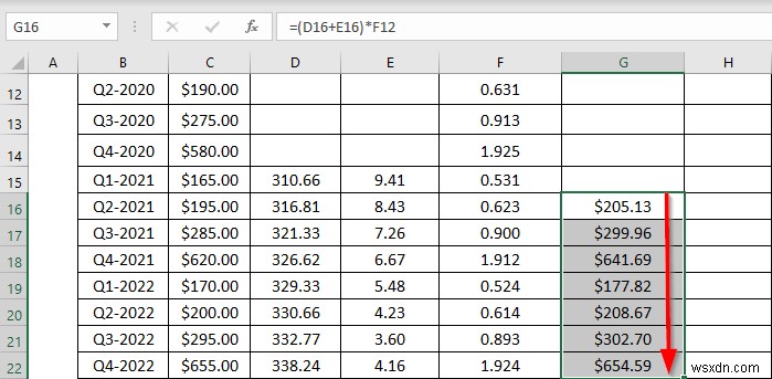 Excel에서 Holt-Winters 지수 평활화 수행(간단한 단계 사용)