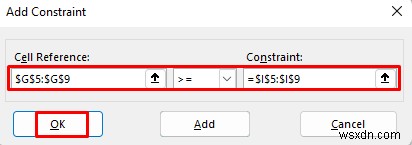 Excel Solver를 사용하여 혼합 선형 계획법 문제를 해결하는 방법