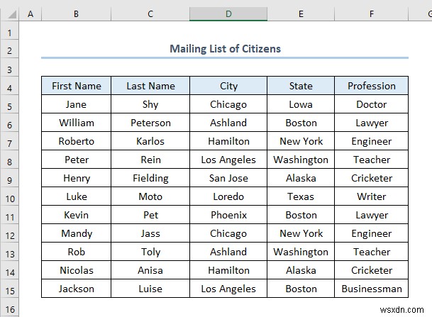 Excel에서 우편물 레이블을 만드는 방법(간단한 단계 포함)