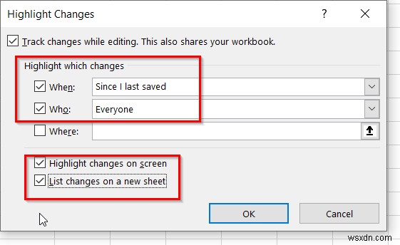 Excel에서 변경 사항을 추적하는 방법(간단한 단계 포함)