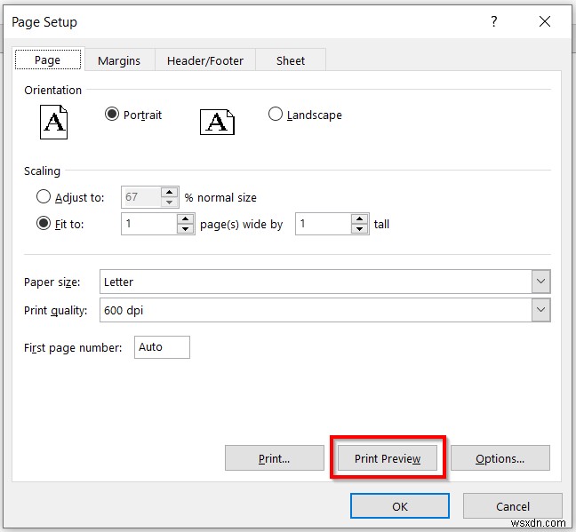 Excel 스프레드시트를 전체 페이지 인쇄로 늘리는 방법(5가지 쉬운 방법)