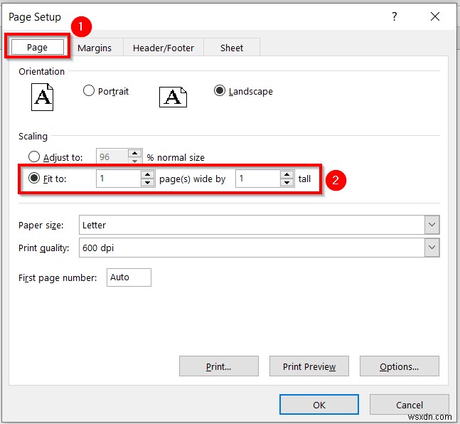 Excel 스프레드시트를 전체 페이지 인쇄로 늘리는 방법(5가지 쉬운 방법)