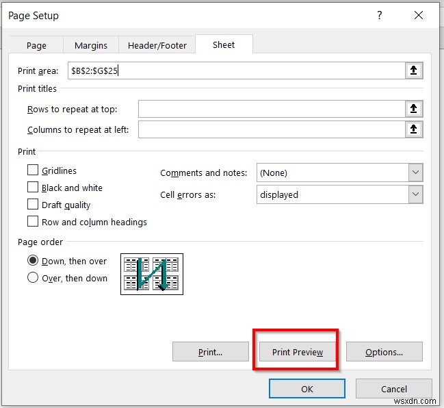 Excel 스프레드시트를 전체 페이지 인쇄로 늘리는 방법(5가지 쉬운 방법)