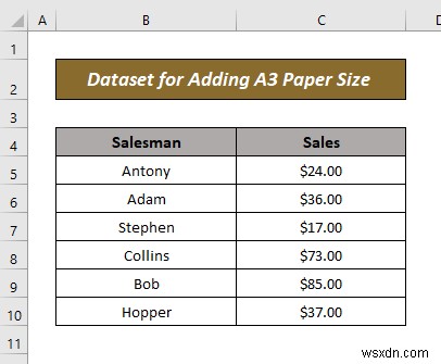 Excel에서 A3 용지 크기를 추가하는 방법(2가지 빠른 방법)