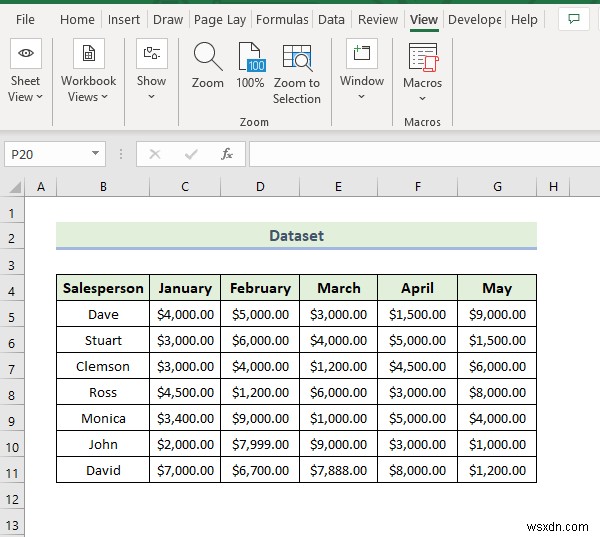 [수정됨!] Excel 스프레드시트가 화면보다 크게 열림