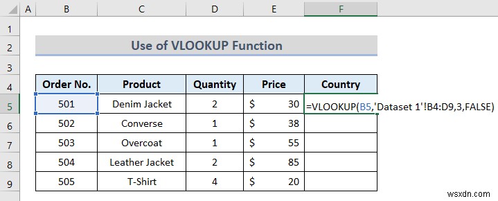 다른 시트의 Excel 매핑 데이터(6가지 유용한 방법)