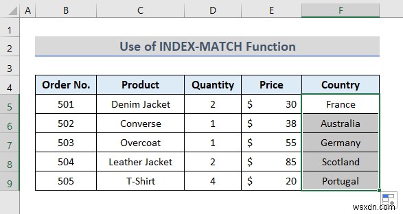 다른 시트의 Excel 매핑 데이터(6가지 유용한 방법)
