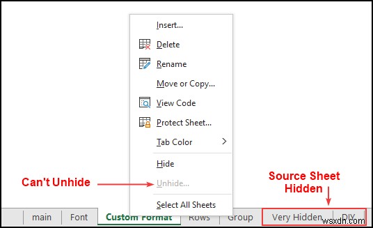Excel에서 VLOOKUP 소스 데이터를 숨기는 방법(5가지 쉬운 방법)