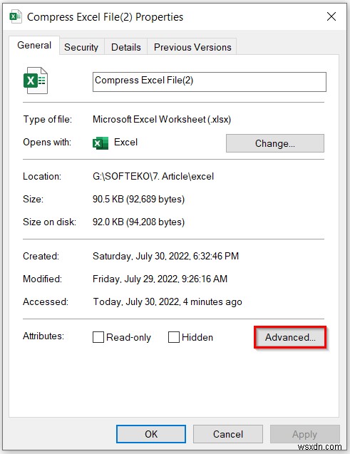 이메일용 Excel 파일을 압축하는 방법(13가지 빠른 방법)