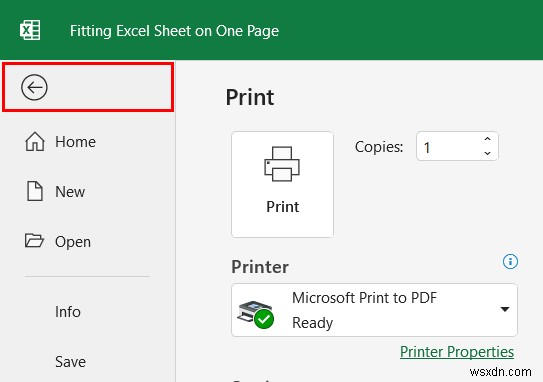 한 페이지 PDF에 Excel 시트를 맞추는 방법(8가지 간단한 방법)