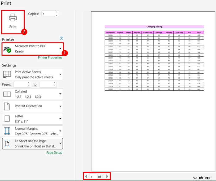 한 페이지 PDF에 Excel 시트를 맞추는 방법(8가지 간단한 방법)