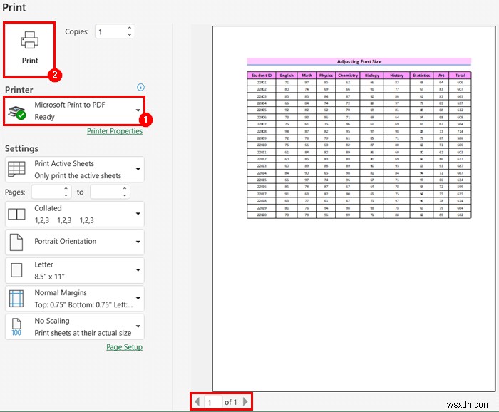 한 페이지 PDF에 Excel 시트를 맞추는 방법(8가지 간단한 방법)