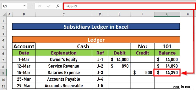 Excel에서 자회사 원장을 만드는 방법(간단한 단계 포함)