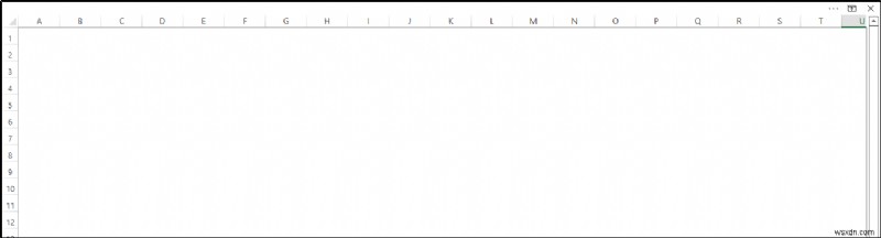 Excel에서 제목 표시줄 없이 전체 화면을 표시하는 방법(3가지 쉬운 방법)