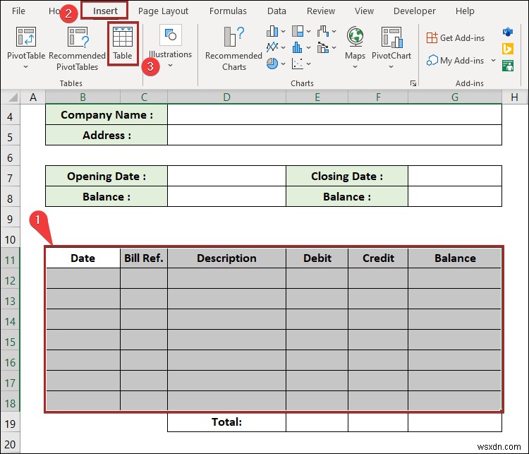Excel에서 원장을 만드는 방법(간단한 단계 포함)