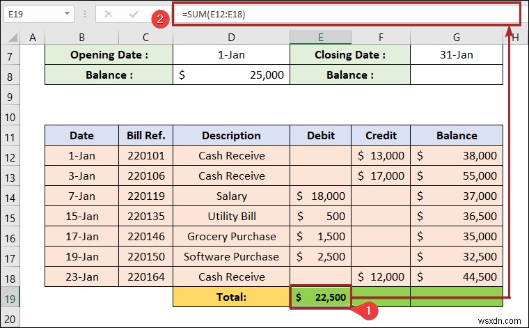 Excel에서 원장을 만드는 방법(간단한 단계 포함)