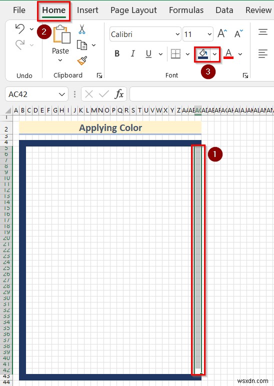 Excel에서 크기에 맞게 그리는 방법(2가지 쉬운 방법)