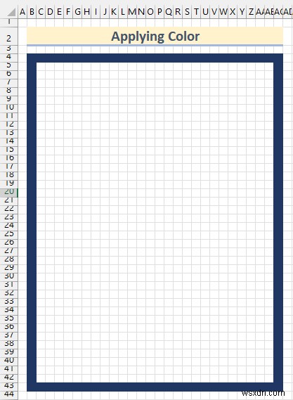 Excel에서 크기에 맞게 그리는 방법(2가지 쉬운 방법)