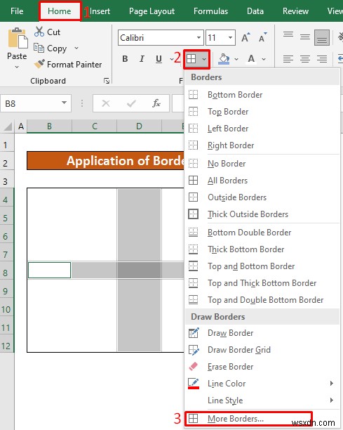 Excel에서 평면도를 그리는 방법(2가지 쉬운 방법)