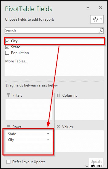 Excel 피벗 테이블에서 계층 구조를 만드는 방법(간단한 단계 포함)