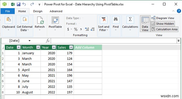 Excel 피벗 테이블에서 날짜 계층 구조 만들기(간단한 단계 포함)