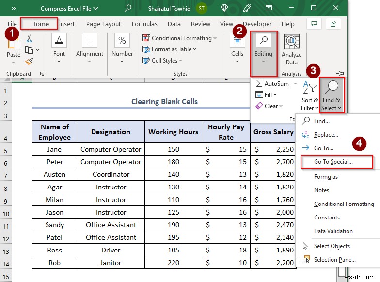 100MB 이상의 Excel 파일을 압축하는 방법(7가지 유용한 방법)