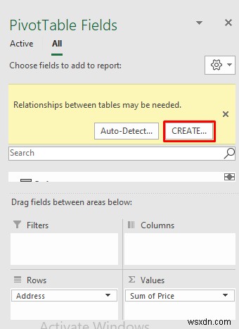 Excel에서 표 간의 관계를 만드는 방법(3가지 방법)