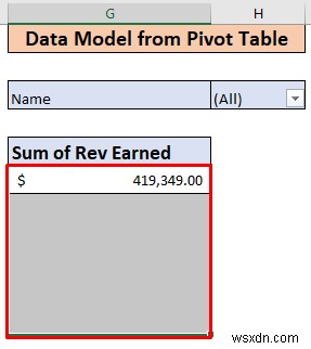 Excel의 피벗 테이블에서 데이터 모델 제거(간단한 단계 사용)