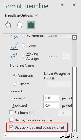 Excel 그래프에서 두 변수 간의 관계를 표시하는 방법