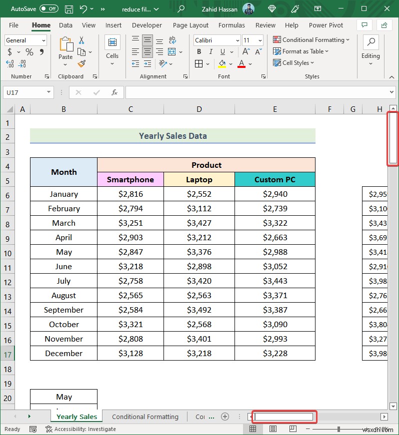 데이터를 삭제하지 않고 Excel 파일 크기를 줄이는 방법(9가지 트릭)