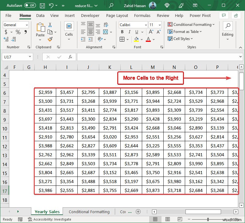 데이터를 삭제하지 않고 Excel 파일 크기를 줄이는 방법(9가지 트릭)