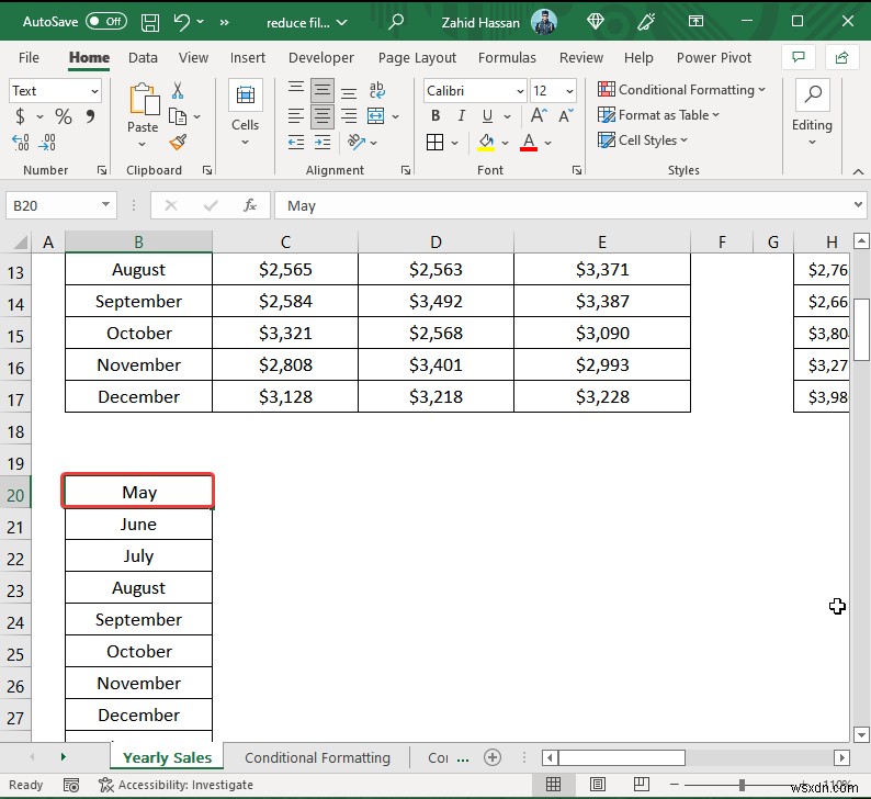 데이터를 삭제하지 않고 Excel 파일 크기를 줄이는 방법(9가지 트릭)