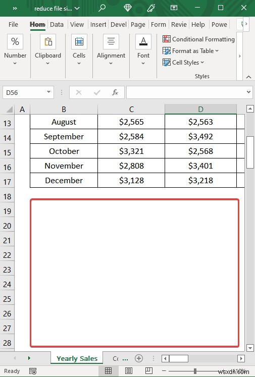 데이터를 삭제하지 않고 Excel 파일 크기를 줄이는 방법(9가지 트릭)