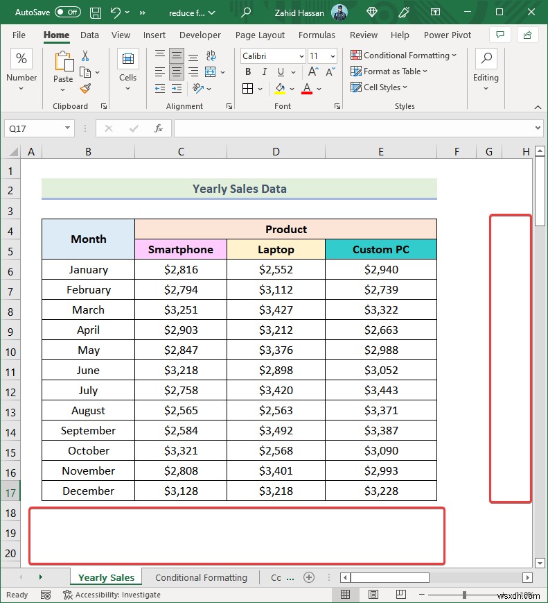 데이터를 삭제하지 않고 Excel 파일 크기를 줄이는 방법(9가지 트릭)