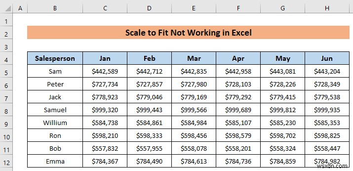 [Solved!] Excel에서 크기에 맞게 인쇄가 작동하지 않음