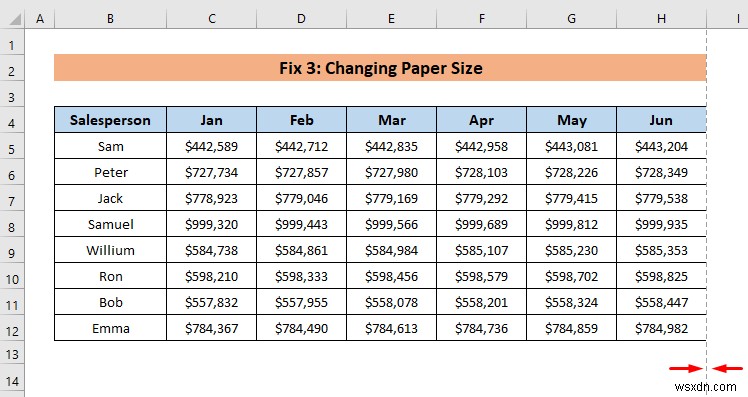 [Solved!] Excel에서 크기에 맞게 인쇄가 작동하지 않음