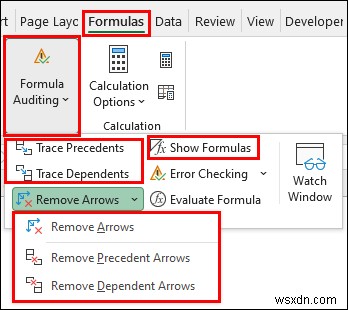 Excel에서 수식을 추적하는 방법(3가지 효과적인 방법)