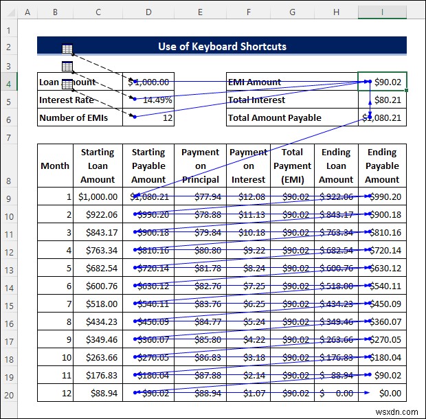 Excel에서 수식을 추적하는 방법(3가지 효과적인 방법)