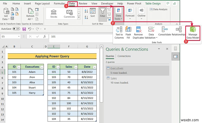 Excel에서 데이터 모델을 만드는 방법(3가지 편리한 방법)