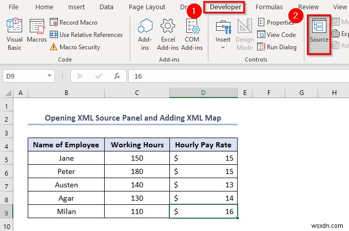 Excel 파일을 XML 데이터 매핑으로 저장하는 방법(간단한 단계 포함)