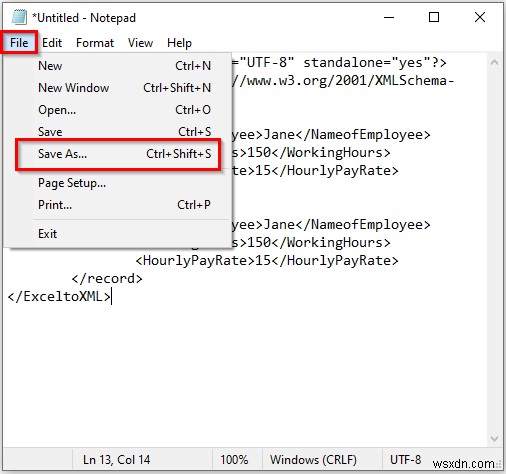 Excel 파일을 XML 데이터 매핑으로 저장하는 방법(간단한 단계 포함)