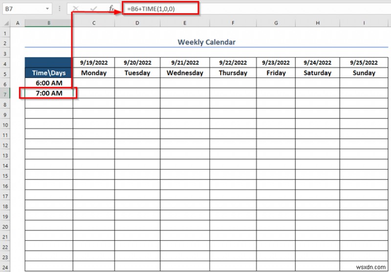 Excel에서 주간 달력을 만드는 방법(3가지 적절한 방법)