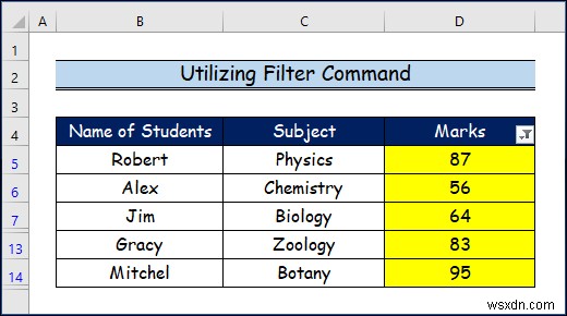 Excel에서 셀 색상으로 필터링하는 방법(2가지 쉬운 방법)