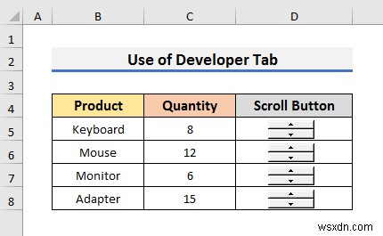 Excel에서 매크로 없이 버튼을 만드는 방법(3가지 쉬운 방법)