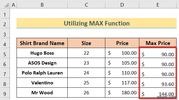 Excel 공식을 사용하여 특정 값을 초과하지 않는 방법