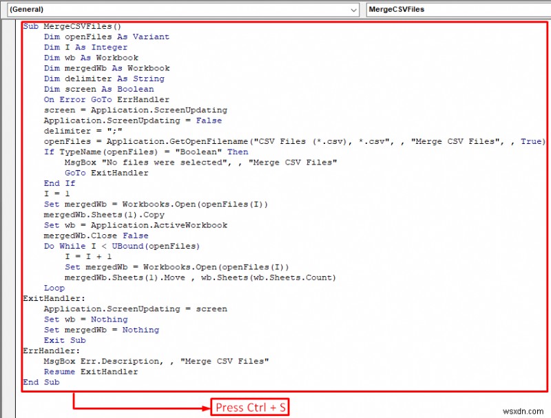 CSV 파일을 Excel에서 여러 시트로 병합(간단한 단계 사용)